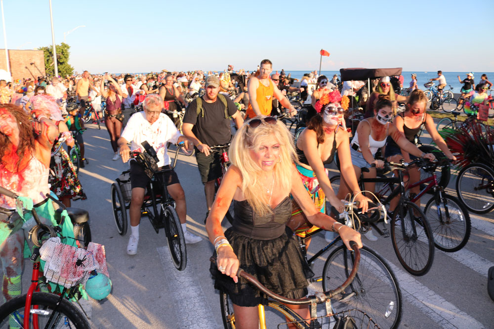 Zombie Bike Ride 2018 photo - Duval Street, Key West
